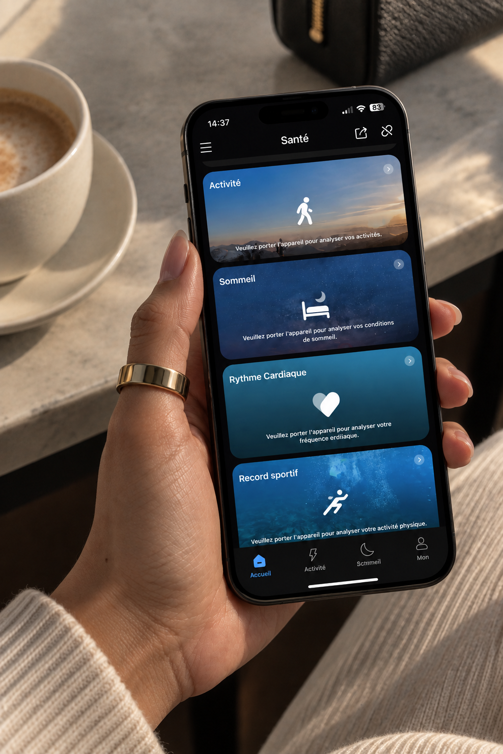 Application QRing avec SLUVENA